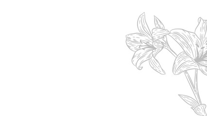 Retro 90s flower background. Vintage flower line art background. Vintage flower ornament background. Floral ornamental background. Floral hand drawn background.