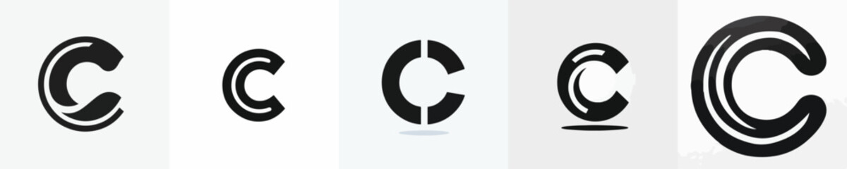 letter c logo vector