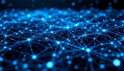 Futuristic Digital Globe with Glowing Data Connections &ndash; Technology & Global Network Visualisation