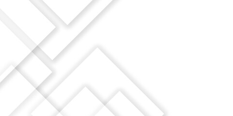 Obraz premium Modern geometrical dynamic and seamless abstract white and gray shadows background. seamless white geometric lines luxury shapes, vector background. computer geometric digital cards, flyer, poster.