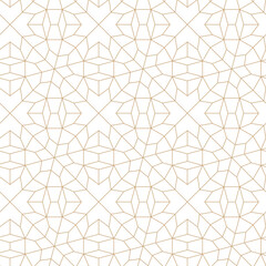 Islamic background with traditional style arabic. Seamless pattern for card, background, fabric or abstract design. Muslim ornament.