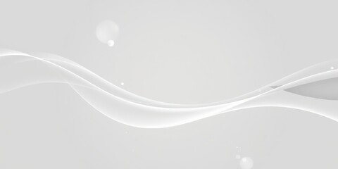 Abstract Grey Background with Subtle Wave Design and Glowing Particles