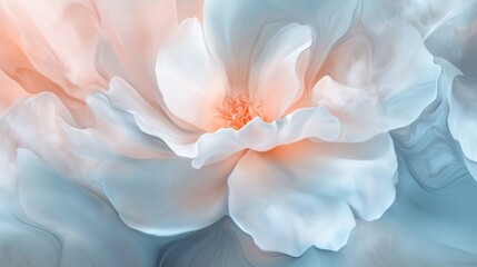 Fototapeta premium A stylized artistic image depicting a beautifully rendered flower design