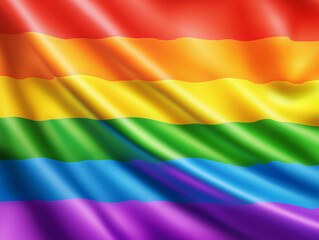 Fototapeta premium representation of the Pride flag, which is a symbol of the LGBTQ+ community.