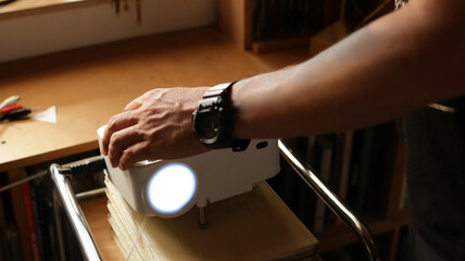 Digital Video Projector for Home or Office Use