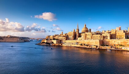 view of valletta the capital of malta