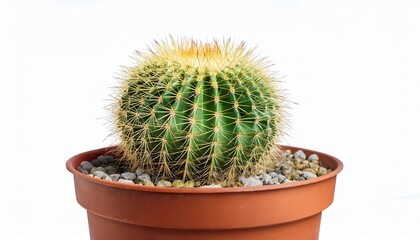 there is a cactus isolated