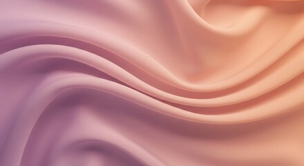 Fototapeta premium Sunset Hues on Silk AI Generated