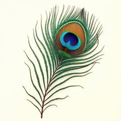 Obraz premium peacock feather image
