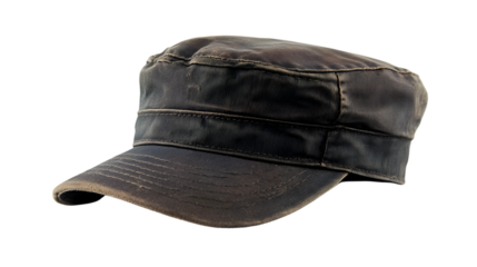 Professional Military Cap Isolated on Transparent Background for Graphic Design Projects