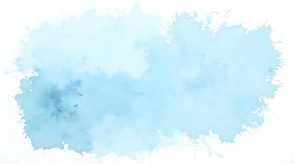 A soft, textured watercolor splash in shades of blue, conveying calmness and creativity.
