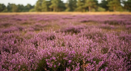 Obraz premium Purple Haze of Autumn AI Generated