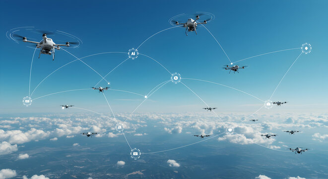 Autonomous aerial network soars above clouds