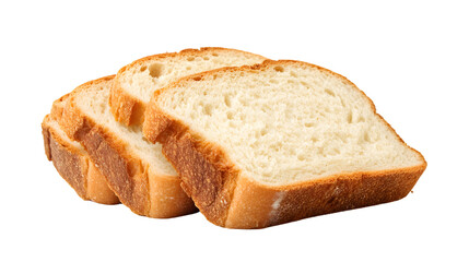 Fresh Slice of Bread Isolated on Transparent Background for Food Advertisement Design