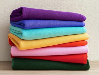 Colorful Towel Stack