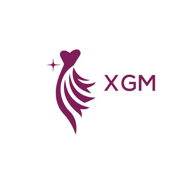 XGM letter logo. 