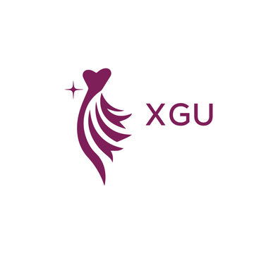 XGU letter logo. 