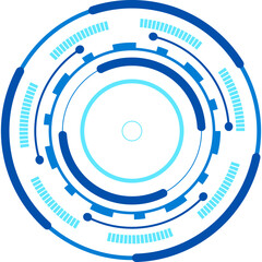 Futuristic Digital Circle