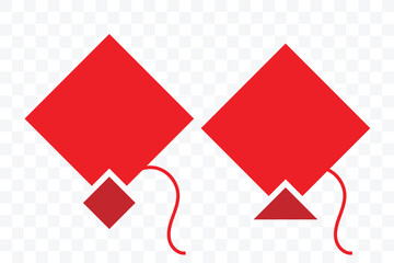 Kite icon vector. Kite icon vector illustration.