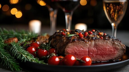 Festive Roasted Beef Dinner