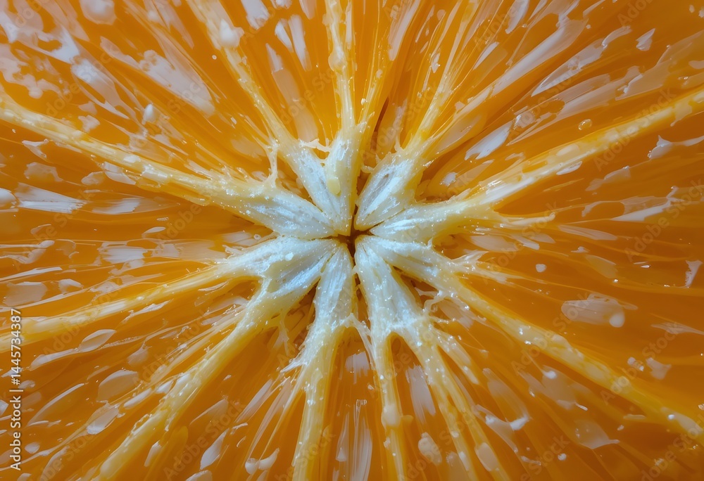 Poster vivid orange peel texture. close-up showing the beautiful vibrant color. the surface is detailed and