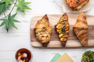 美味しそうなクロワッサン