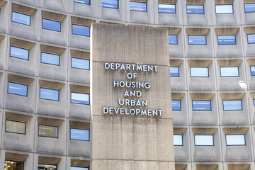 Department of Housing and Urban Development Building Sign