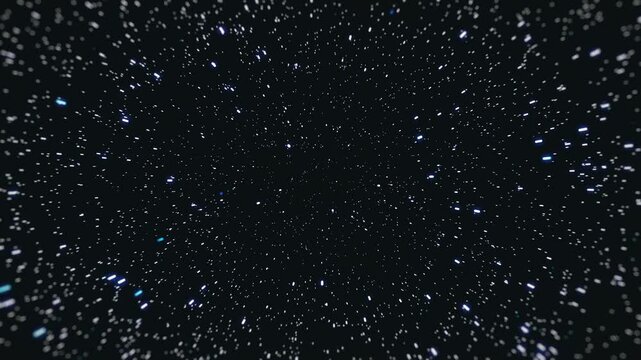 Hyperspace Jump Warp Speed Visual Fx/ Animation of a stunning star wars like background of an hyperspace jump with warp speed visual fx and shining starburst in a seamless loop