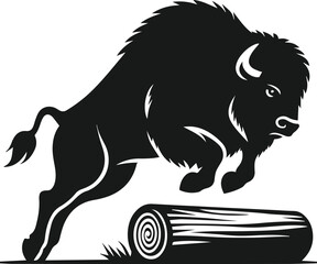 Buffalo silhouette vector