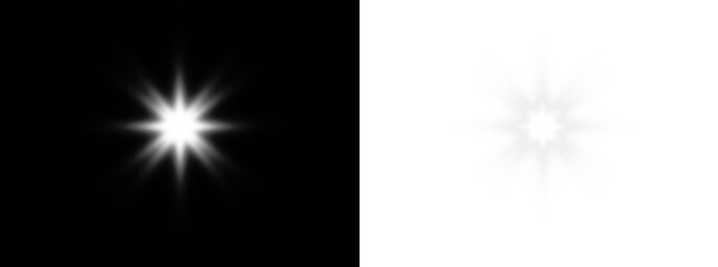 PNG white starlight flash and sparkling light glow with lens light beam, fantasy background shimmer for night party PNG magic sparkle effect with cosmic twinkle light in elegant illustration.