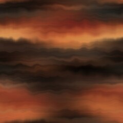 Earth strata blurry seamless pattern. Grunge ombre melange wallpaper for tie dye earthy abstract endless background. 