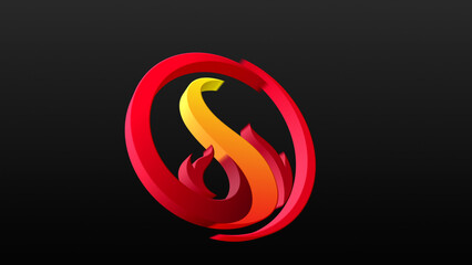 3d Logo Pop-up Animation