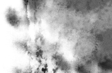 Abstract grunge black and white distressed texture noise background, Isolated on transparent background, PNG	
