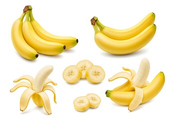 Set of bananas