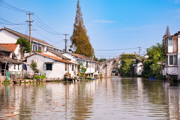 Zhujiajiao, traditional water town near Shanhai, China