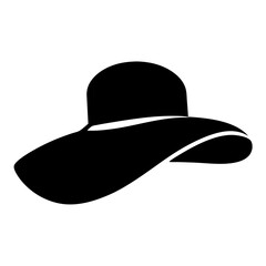 Silhouette of a Wide Brimmed Sun Hat, Essential Fashion Accessory