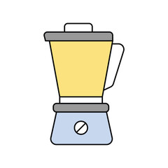 blender lineal color line icon with white background vector stock illustration