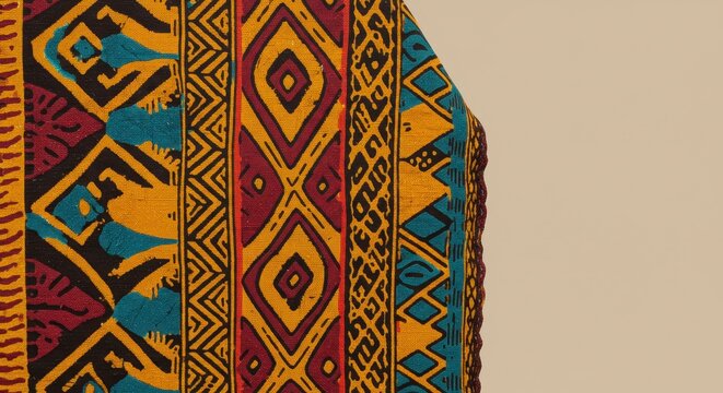 barkcloth uganda background ,bright color, ultra sharp detailed