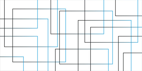 Abstract colorful geometric pattern square and random lines. Glowing Futuristic technology geometric concept Linear background square lines Protective layer for technology background brochure.