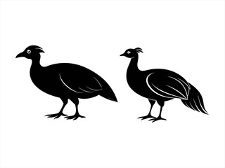 kagu sihouette black vector bundle