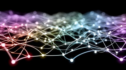 network emulating AI activity in abstract form