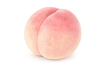 桃のイラスト 水彩 白桃