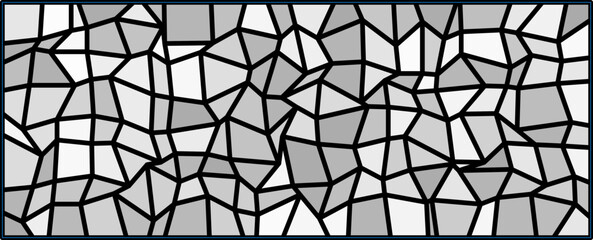 Abstract Polygonal Mesh, A contemporary design featuring an intricate mesh of geometric shapes © Sa_e