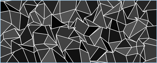 Innovative Geometric Aesthetic, A visually captivating pattern of interconnected polygons.