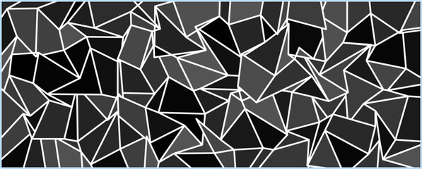 Dynamic Abstract Structure, A modern polygon-inspired aesthetic featuring layered complexity