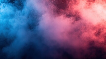 Colored smoke with vibrant gradients and dark background