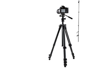 camera stand isolated on white background