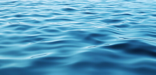 Fototapeta premium Peaceful Marine Landscape with Azure Waters and Distant Horizon Stretching Across the Sea Creating a Calm and Serene Atmosphere for the Ultimate Nautical Escape