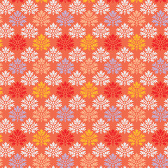 seamless floral pattern. abstract design geomatic design