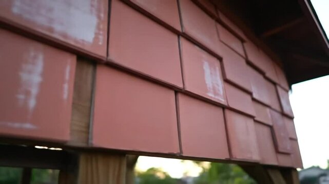 Weathering Terracotta on Pavilion for Labour Day Open House